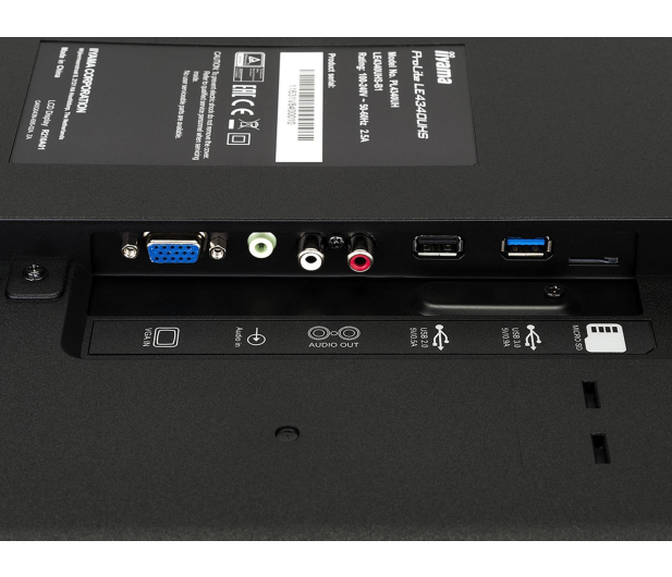 IIYAMA 42.5'' LE4340UHS-B1 Czarny - 443916 - zdjęcie 7